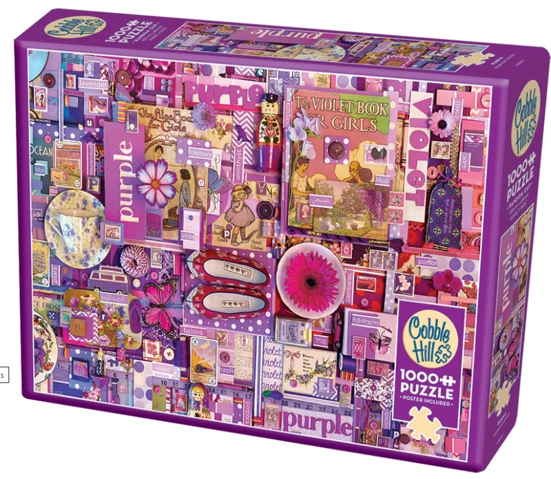 PFG Purple, Shelley Davies (1000pcs) (Usage/Used - PUZZLES FOR GOOD)