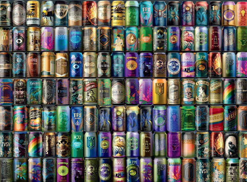 DMG Classic Collage - Crafty Brews, Bigelow (1000pcs) (DAMAGED BOX)