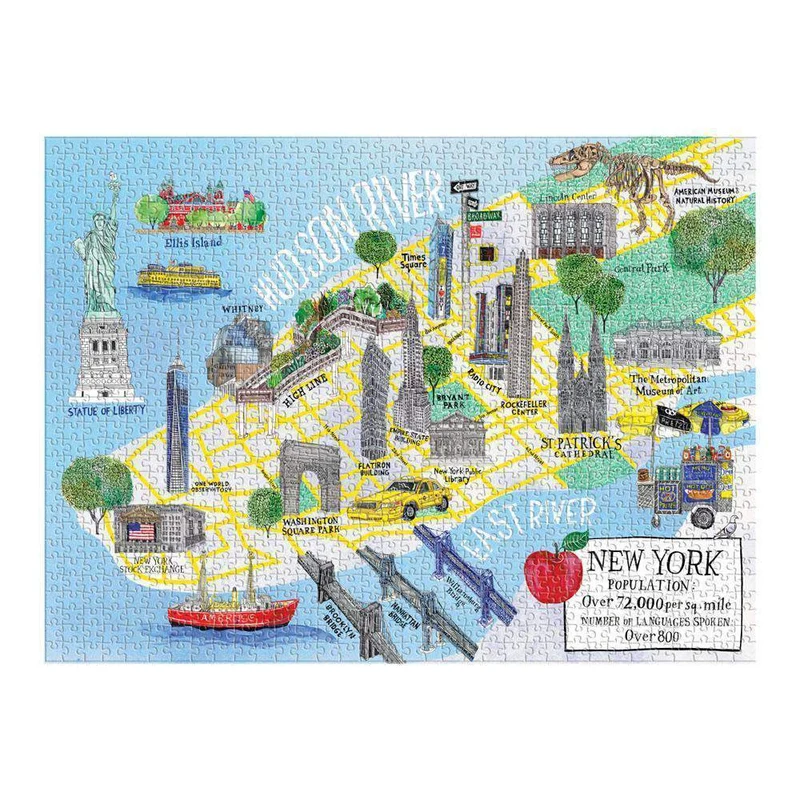 PFG New York City Map (Usage/Used - PUZZLES FOR GOOD)