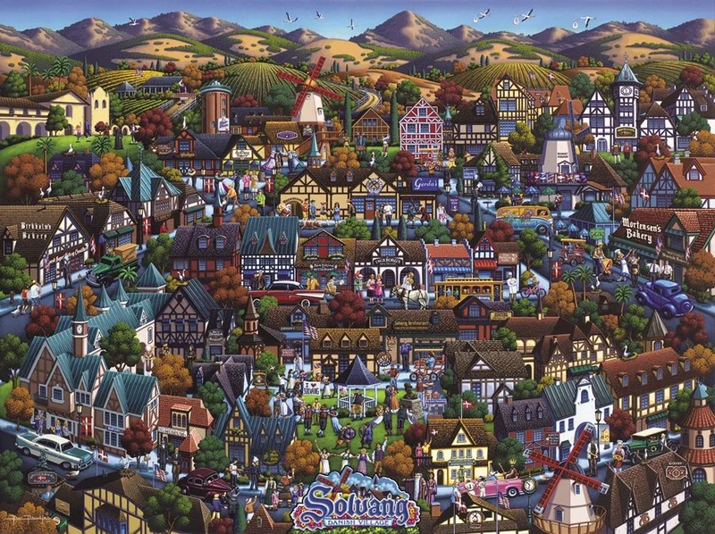 Solvang Danish Village (1000pcs)