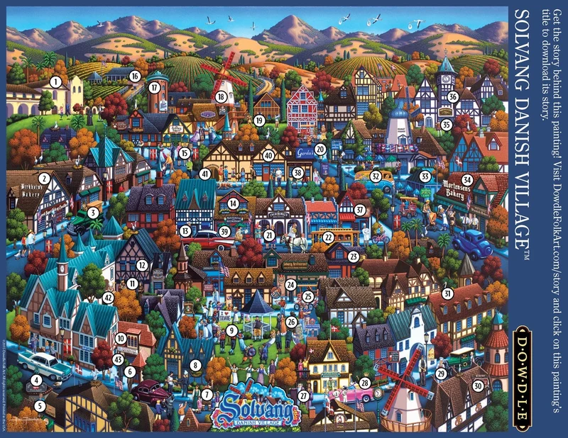 Solvang Danish Village (1000pcs)