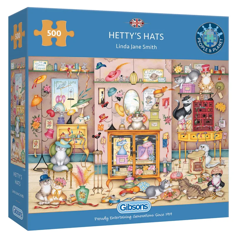 DMG Hetty's Hats, Linda Jane Smith (500pcs) (DAMAGED BOX)