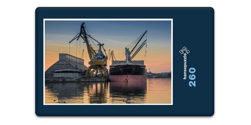 17122 Industrie - Container-Frachter Puzzle