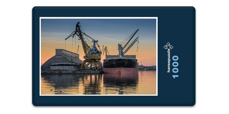 17122 Industrie - Container-Frachter Puzzle