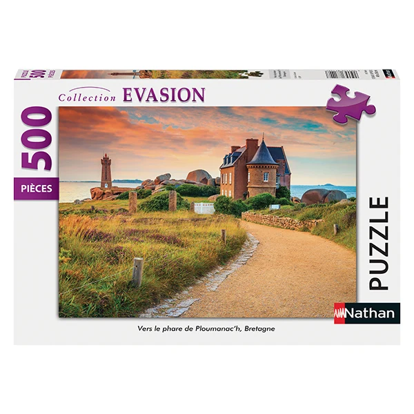 Collection Evasion - Vers le Phare de Ploumanac'h, Bretagne (500pcs)