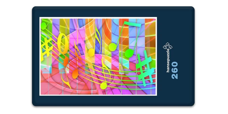 17189 Musik - Noten-Werk Puzzle