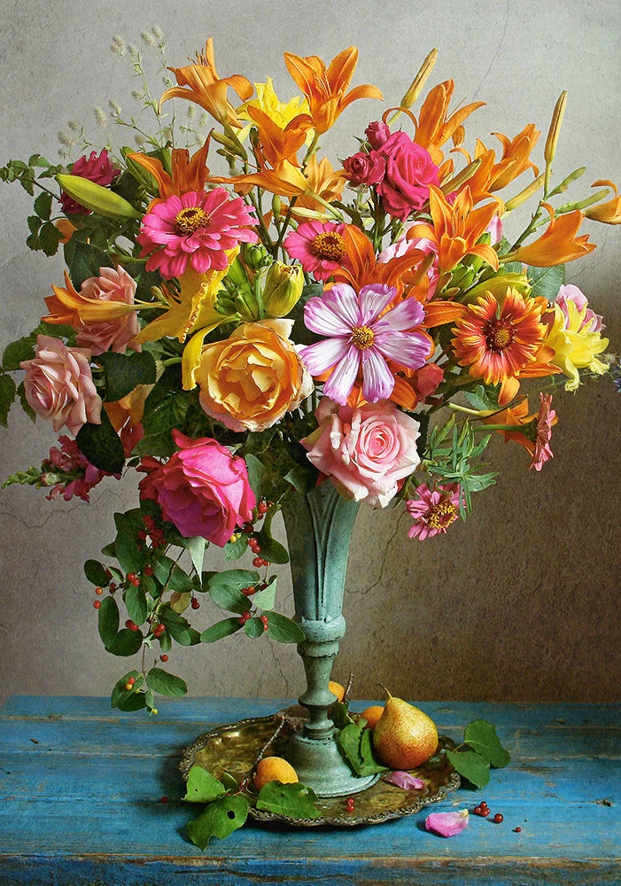 DMG Autumn Flowers (500pcs) (DAMAGED BOX)