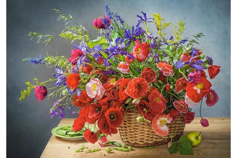 Bouquet with Poppies (500pcs)
