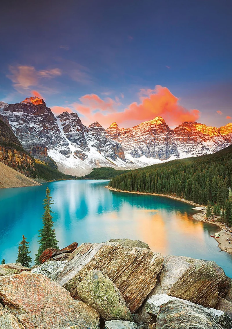 Moraine Lake, Banff National Park, Canada (1000 pcs)