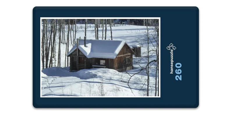 17252 Orte - Hütte im Schnee Puzzle