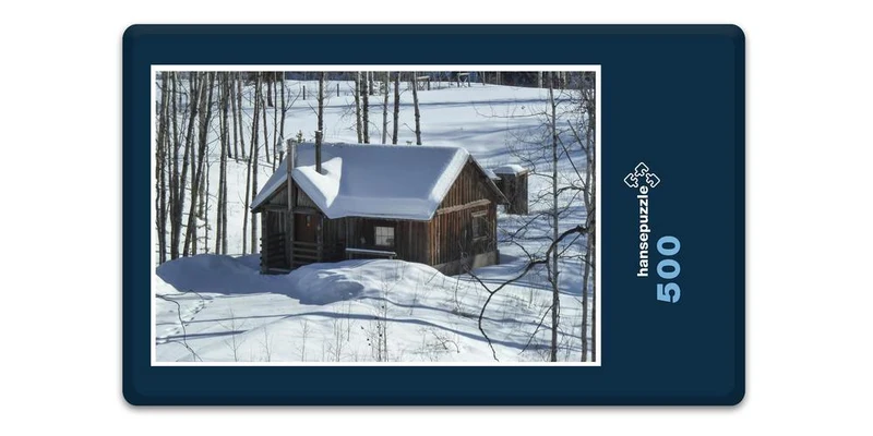 17252 Orte - Hütte im Schnee Puzzle