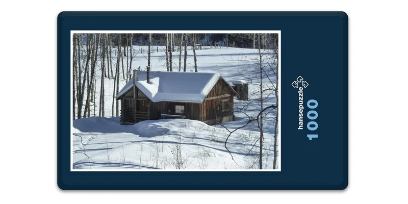 17252 Orte - Hütte im Schnee Puzzle