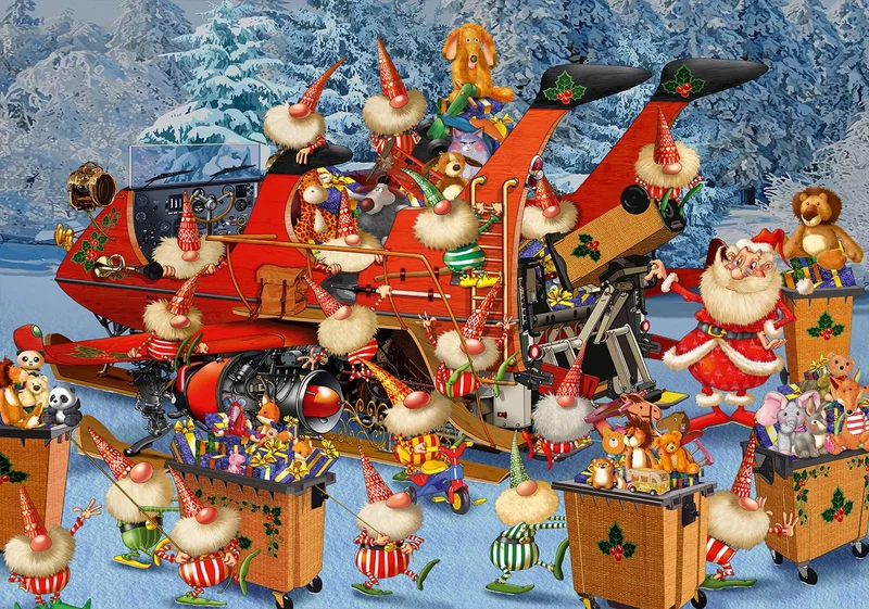 DMG Ready for Christmas Delivery Season, Francois Ruyer (1000pcs) (DAMAGED BOX)