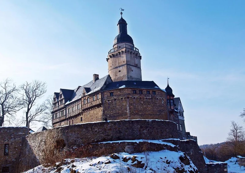 17200 Gebäude - Winter-Burg Puzzle
