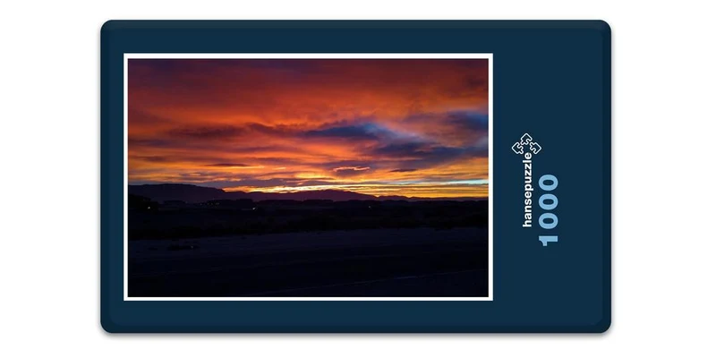 17400 Natur - Sonnenuntergang Puzzle