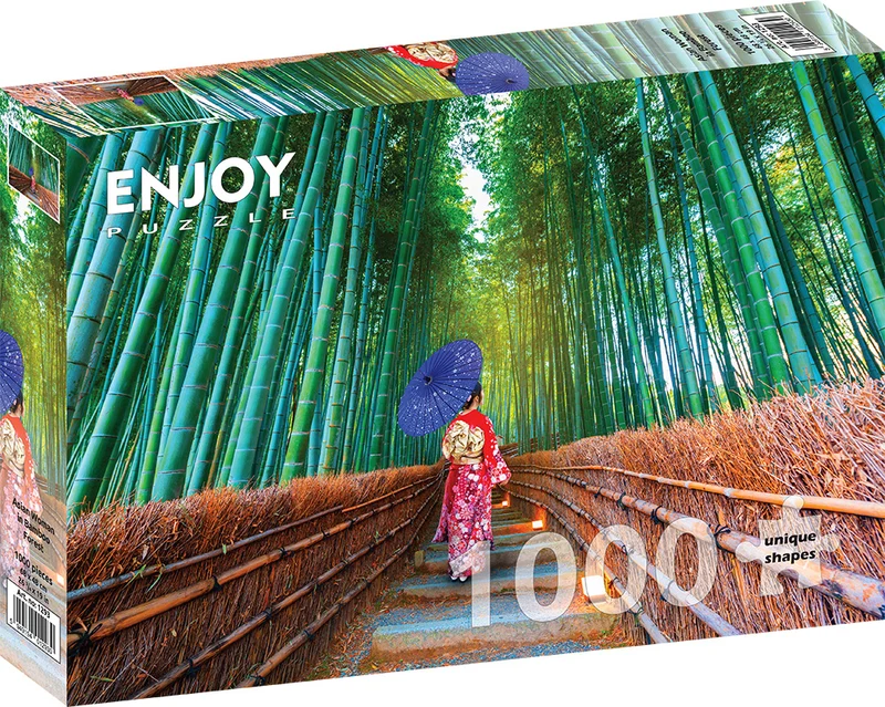 Asian Woman in Bamboo Forest (1000pcs)