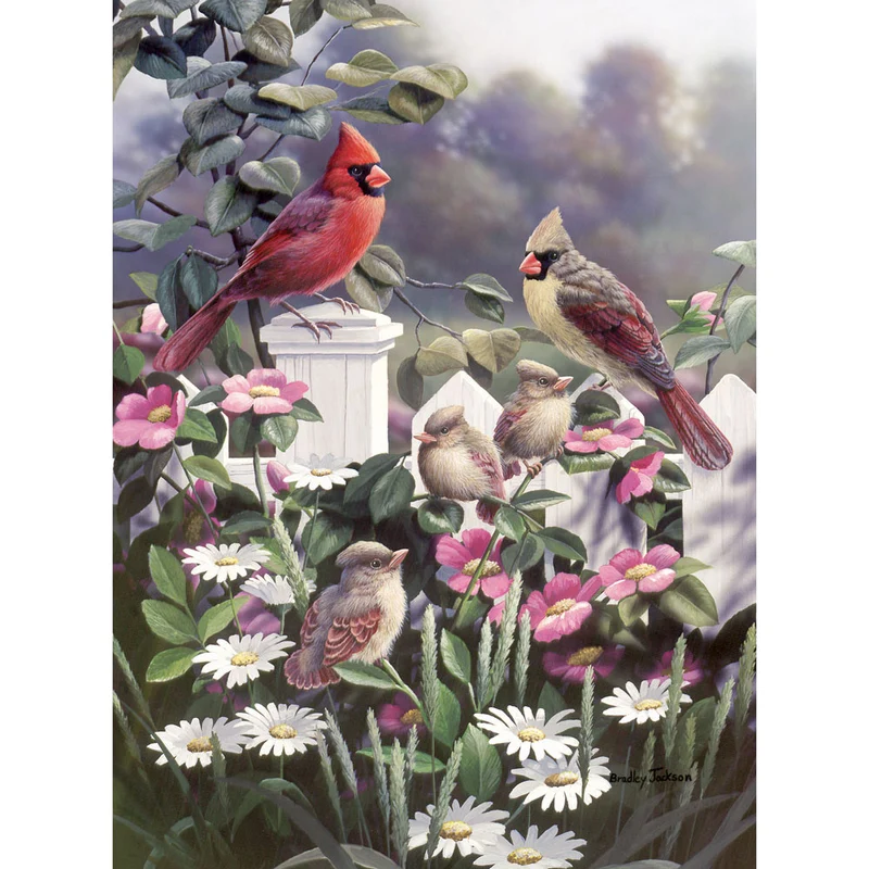 PFG Cardinals and Babies (Usagé/Used - PUZZLES FOR GOOD)