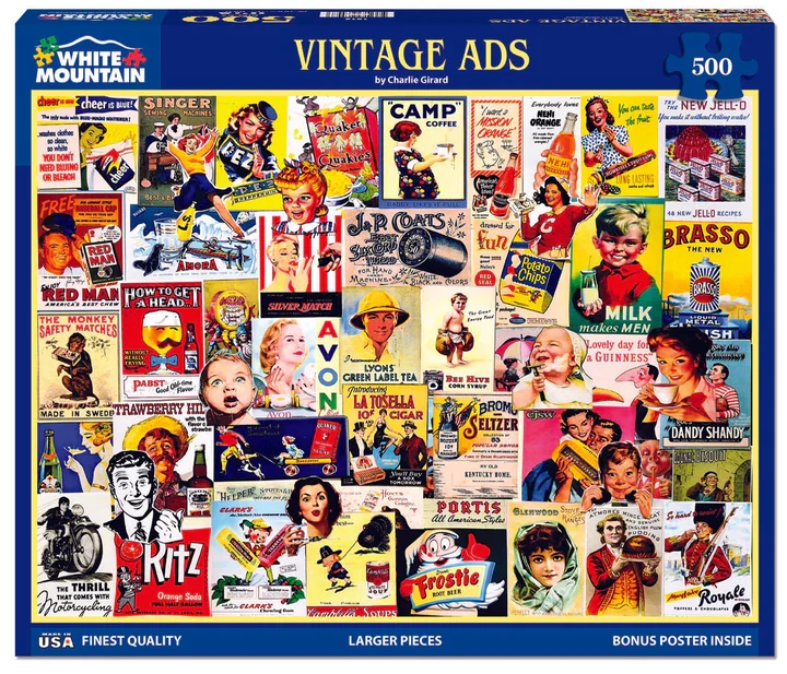 Vintage Ads, Charlie Girard (500pcs)