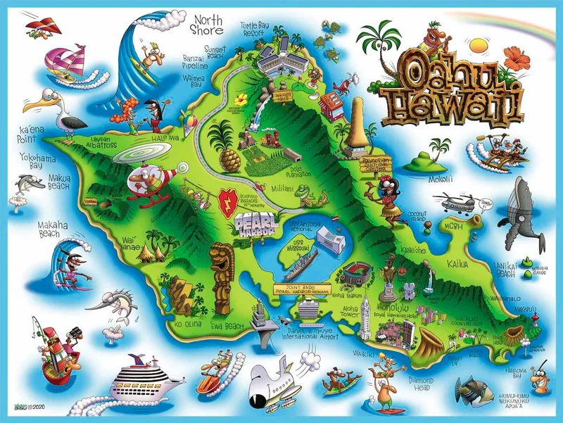 Oahu, Hawaii, Steve Gray (500pcs)
