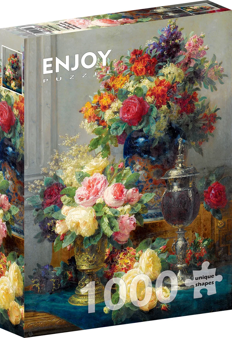 Spring Flowers with Chalices, Jean Robie Baptiste (1000pcs)