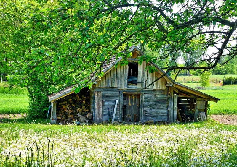 22389 Gebäude - Holzhütte Puzzle