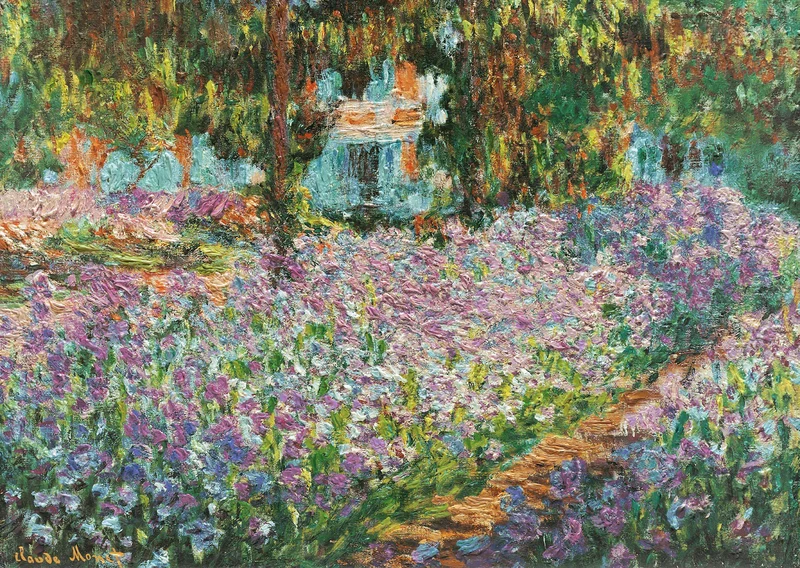 The Artists Garden at Giverny, Monet (1000pcs)