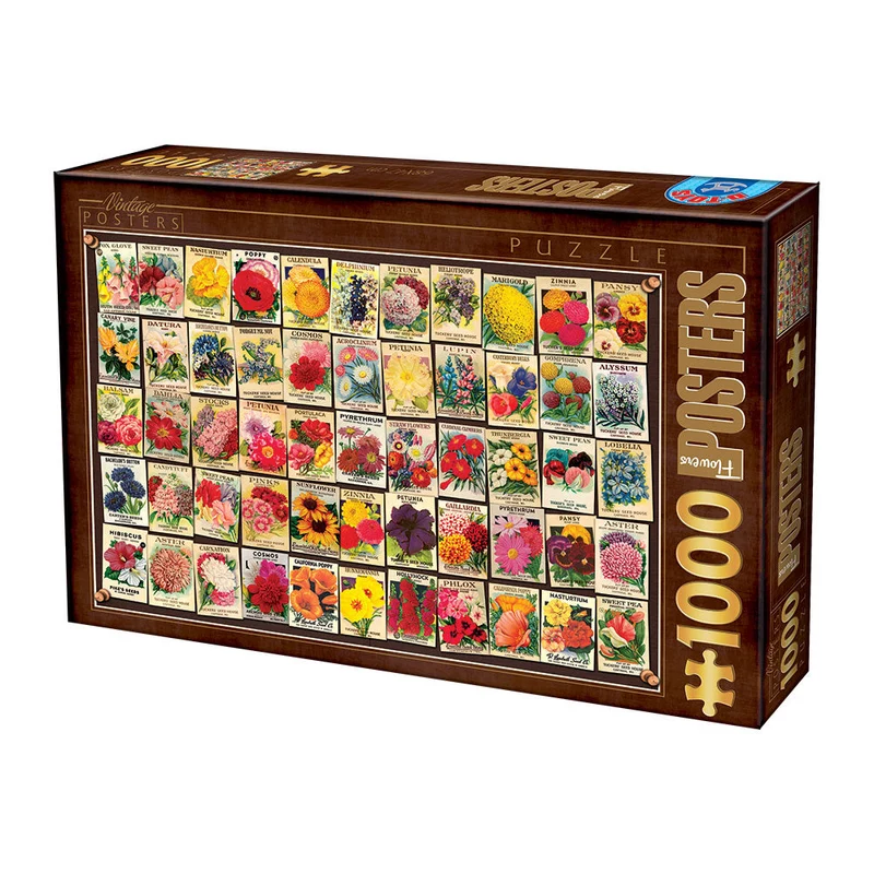 DMG Vintage Collage - Flowers (DAMAGED BOX)