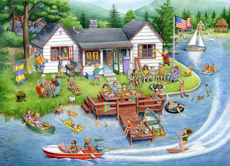 PFG Lake House (Usage/Used - PUZZLES FOR GOOD)