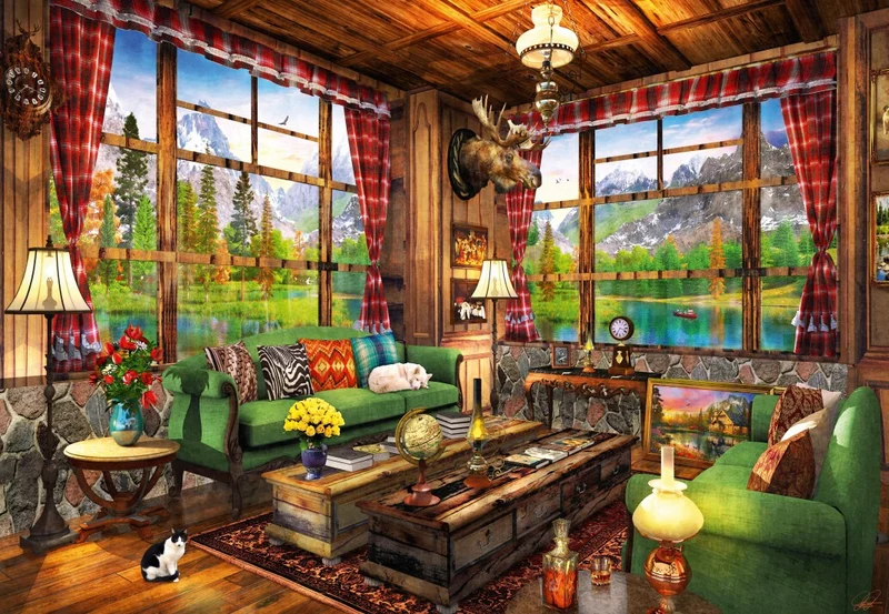 Mount Cabin View, Dominic Davison (1000pcs)