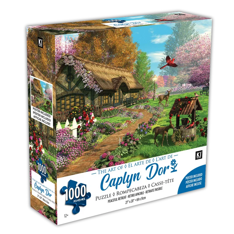 PFG Peaceful Retreat, Caplyn Dor (1000pcs) (Usage/Used - PUZZLES FOR GOOD)