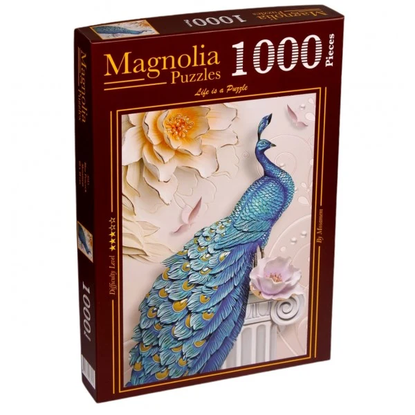 DMG Blue Peacock (1000pcs) (DAMAGED BOX)