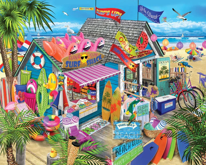 DMG Surf Shack, Tracy Flickinger (1000pcs) (DAMAGED BOX)