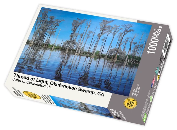 PFG Thread of Light, Okefenokee Swamp, GA, John Cleaveland (Usage/Used - PUZZLES FOR GOOD)