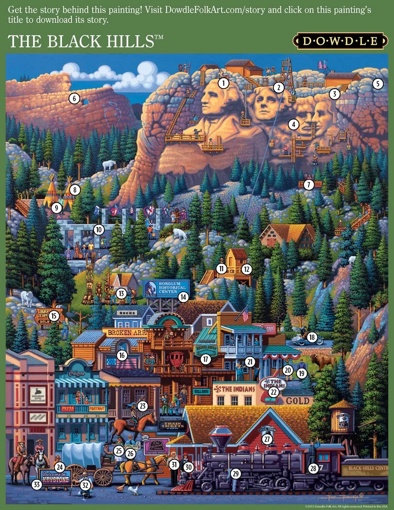 The Black Hills (1000pcs)