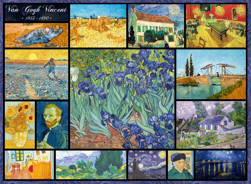 DMG Collage - Vincent Van Gogh (4000pcs) (DAMAGED BOX)