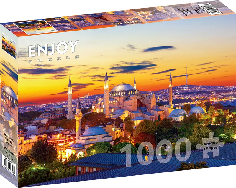 Hagia Sophia at Sunset, Istanbul (1000pcs)