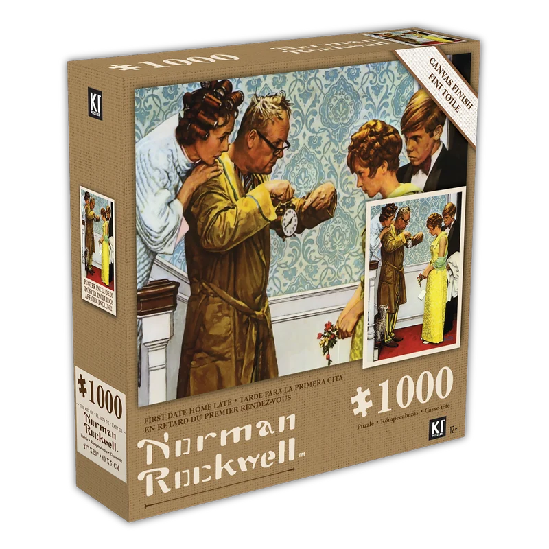 First Date Home Late, Norman Rockwell (1000pcs)