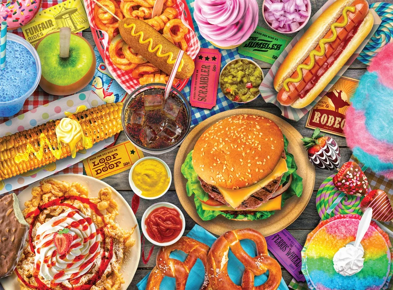 Fun Fair Food, Lars Stewart (1000pcs)