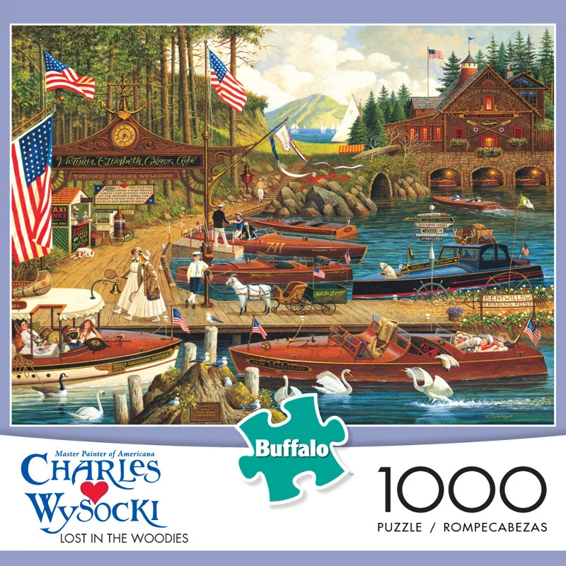 PFG Lost in the Woodies, Charles Wysocki (Usage/Used - PUZZLES FOR GOOD)