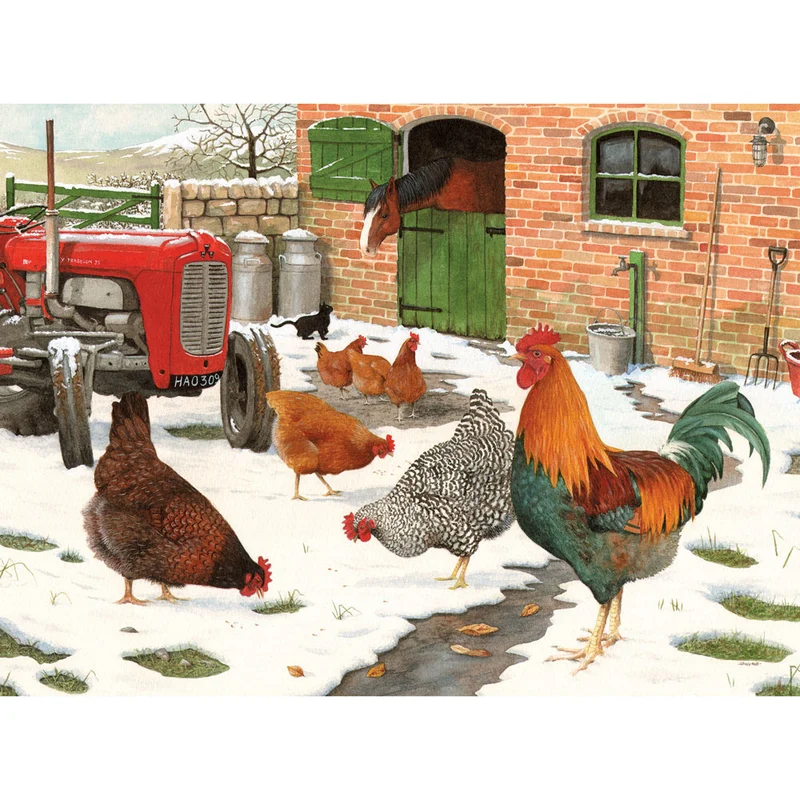 PFG Winter Hens (Usagé/Used - PUZZLES FOR GOOD)