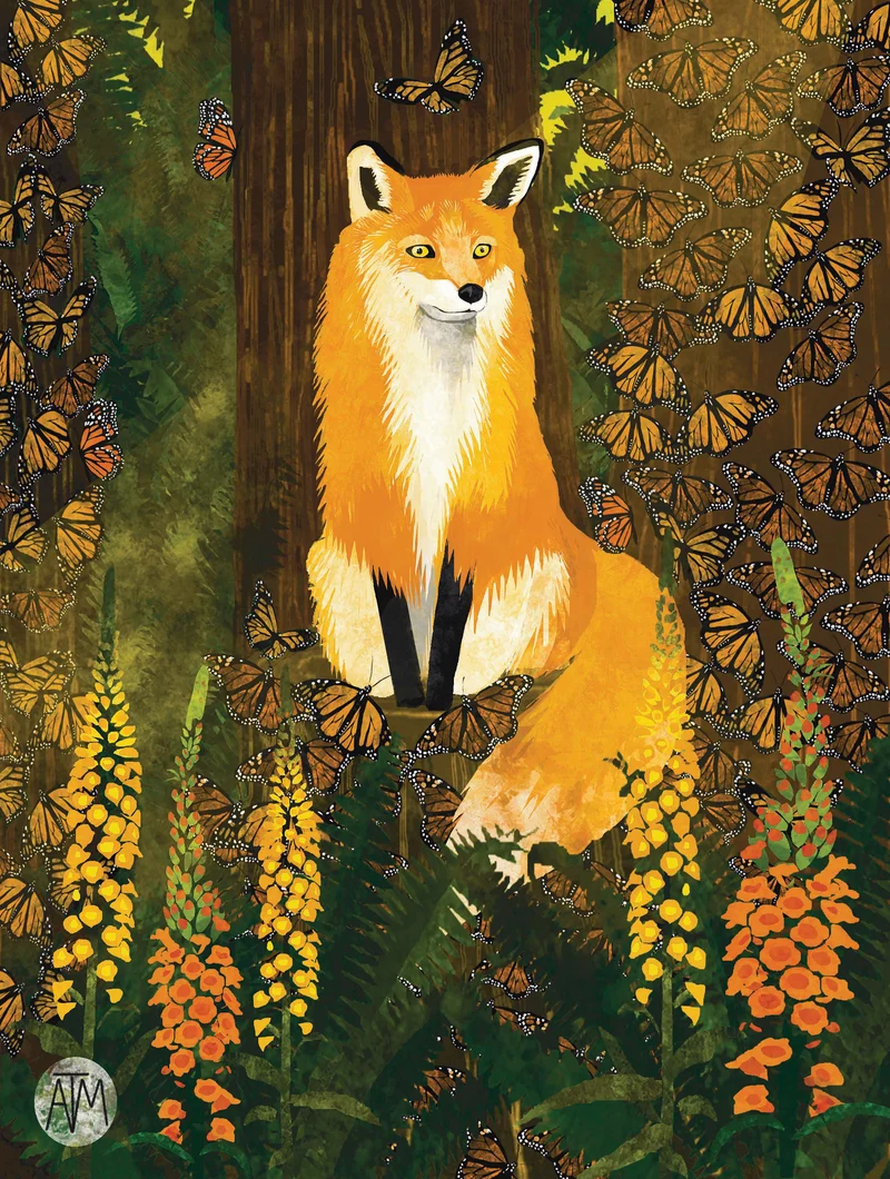 Drawn Wild - Golden Fox, Amanda Merrifield (300pcs)