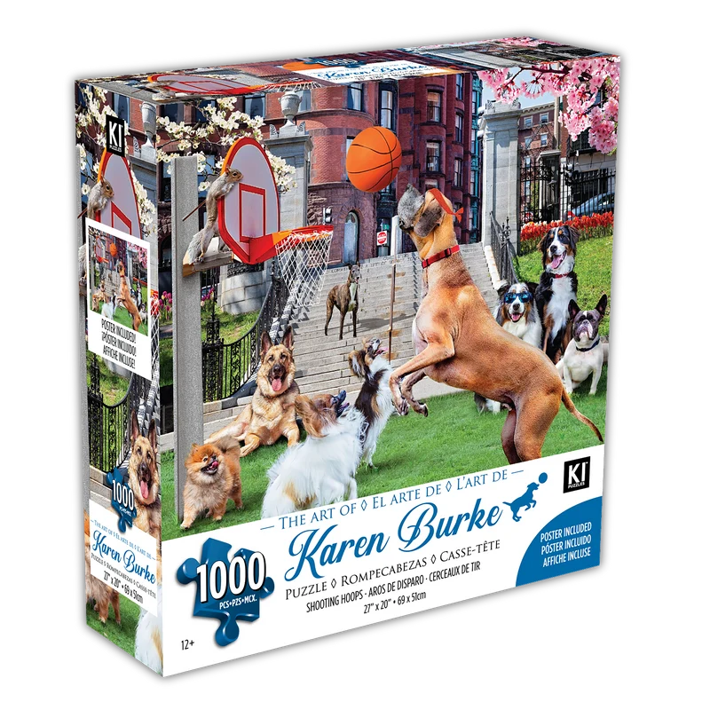 Shooting Hoops, Karen Burke (1000pcs)