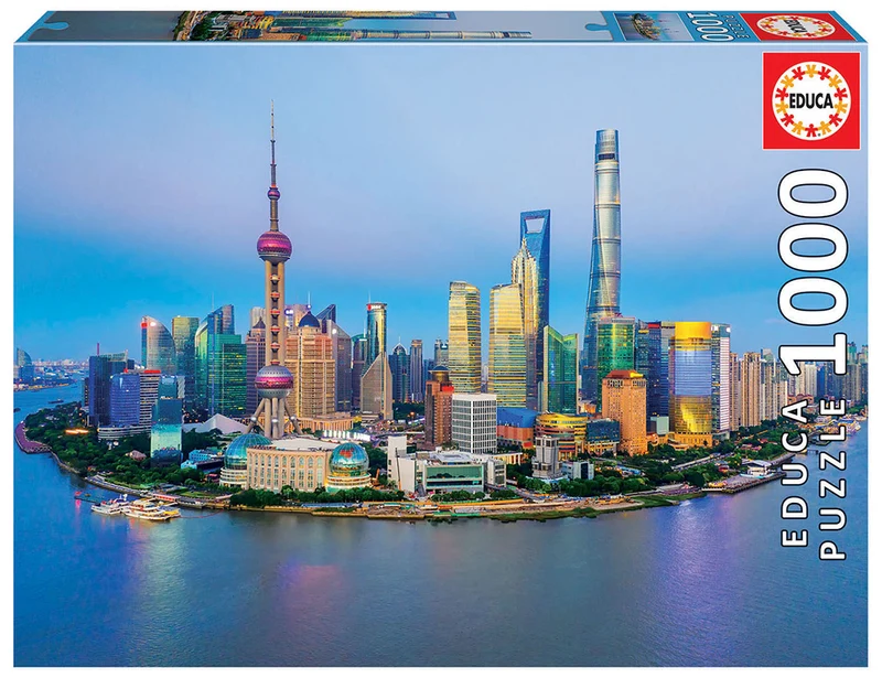 Shangai Skyline at Sunset