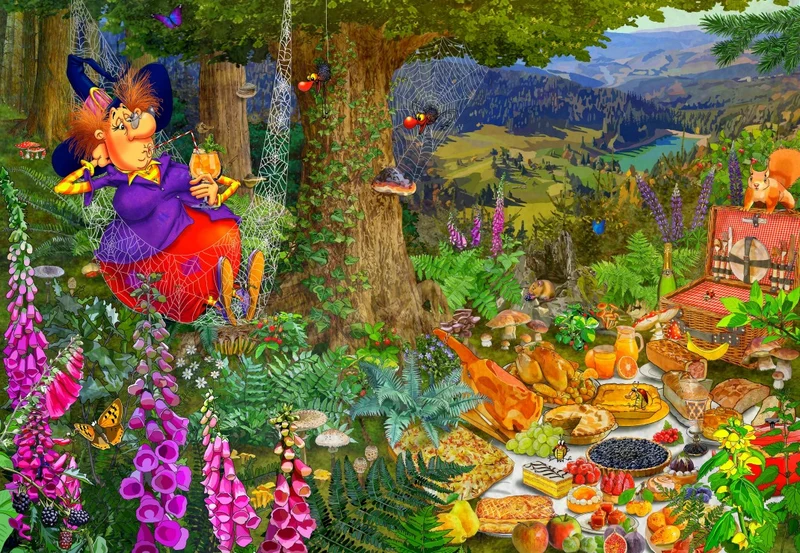 The Witch Picnic, Francois Ruyer (1000pcs)