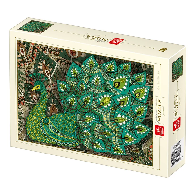 DMG Pattern Peacock (1000pcs) (DAMAGED BOX)