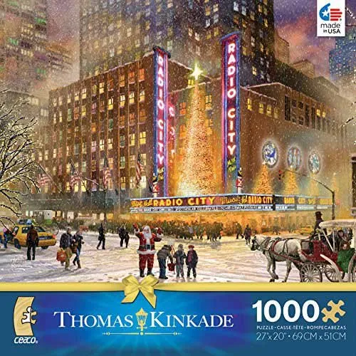 PFG Radio City Music Hall , Thomas Kinkade (Usage/Used - PUZZLES FOR GOOD)