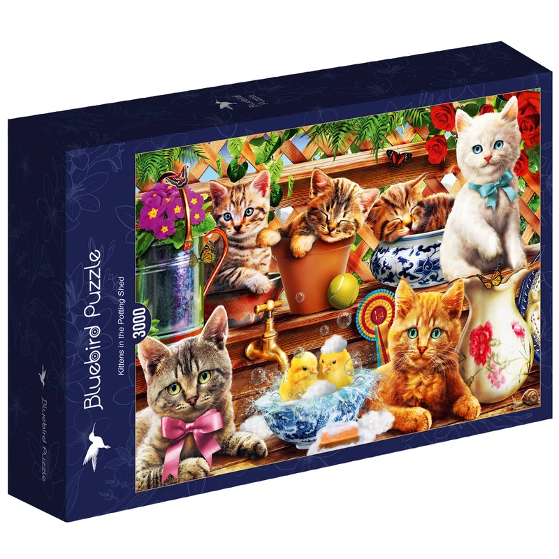 DMG Kittens in the Potting Shed, Adrian Chesterman (3000pcs) (DAMAGED BOX)