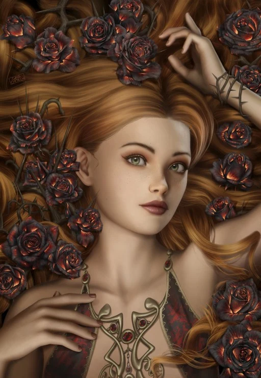 Burnt Rose, Cris Ortega (1000pcs)