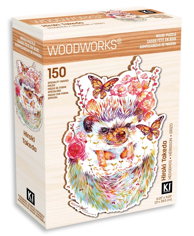 Hedgehog, Hiroki Takeda (150pcs) (Wooden)