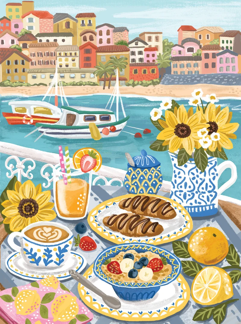 Peaceful Mind - Breakfast View, Olivia Gibbs (1000pcs)